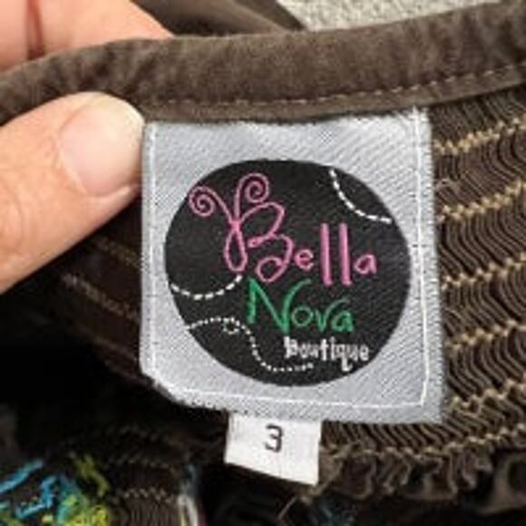 Bella Nova Boutique Toddler Girls Smocked Borthday Dress size 3 - Picture 4 of 4